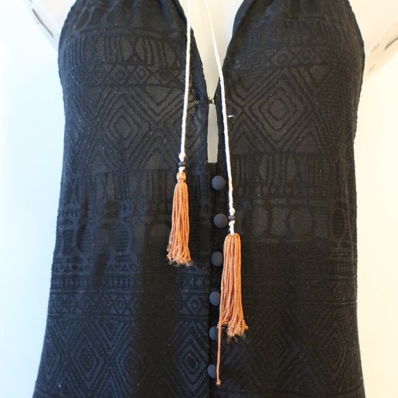 Misa Los Angeles Black Mini Dress - Picture 3 of 10